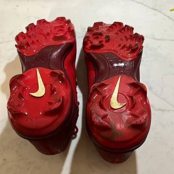 Nike trout red baseball cleats - Picture 3 of 4
